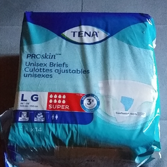 TENA ProSkin Unisex Briefs Large - Picture 1 of 1